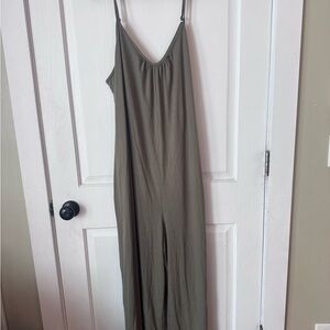 Olive Green Maxi Romper